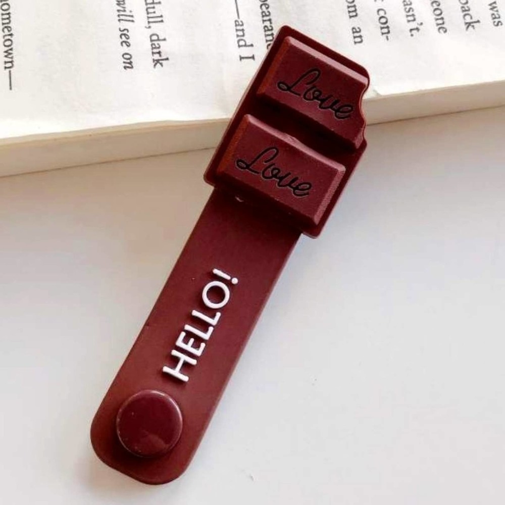 Chocolate Bar Silicone Cord Keeper/Organizer~~NWOT